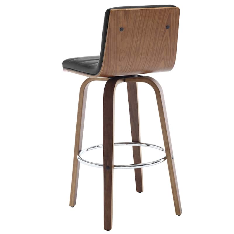 26"/29" Faux Leather Swivel Bar/Counter Stools, Set of 2/3