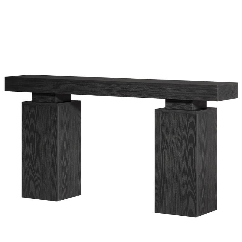 Wooden Console Table, Long Sofa & Entryway Table, Foyer Stand Entry Station for Hallway Living Room Entrance