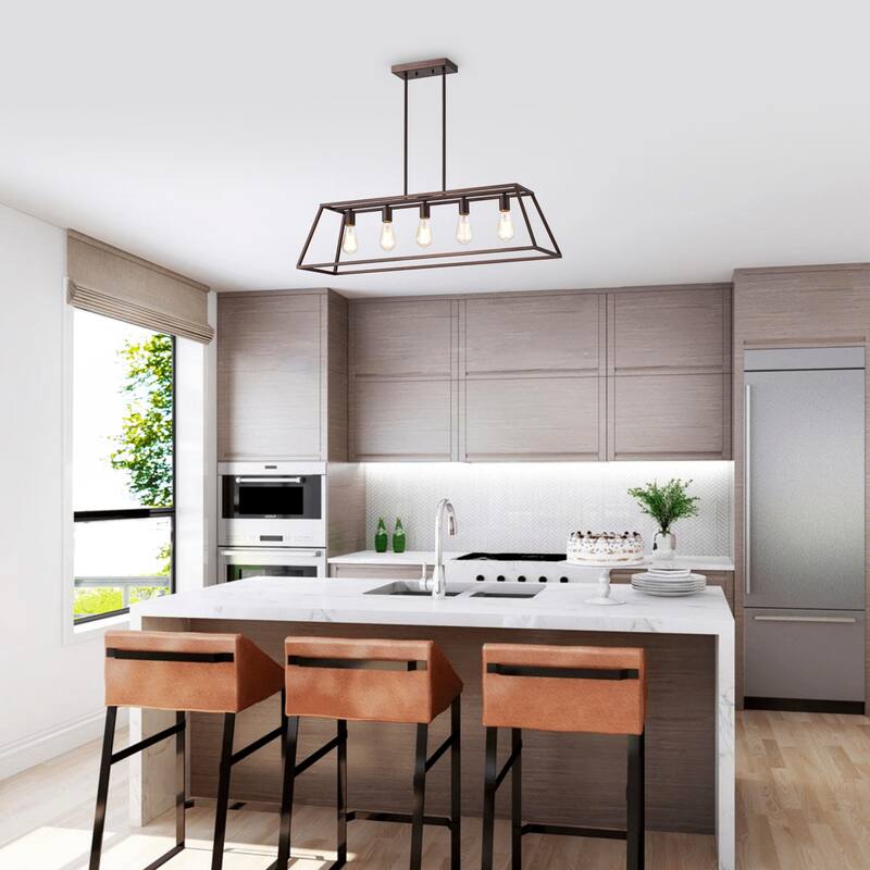 5-light Linear Island Fixture