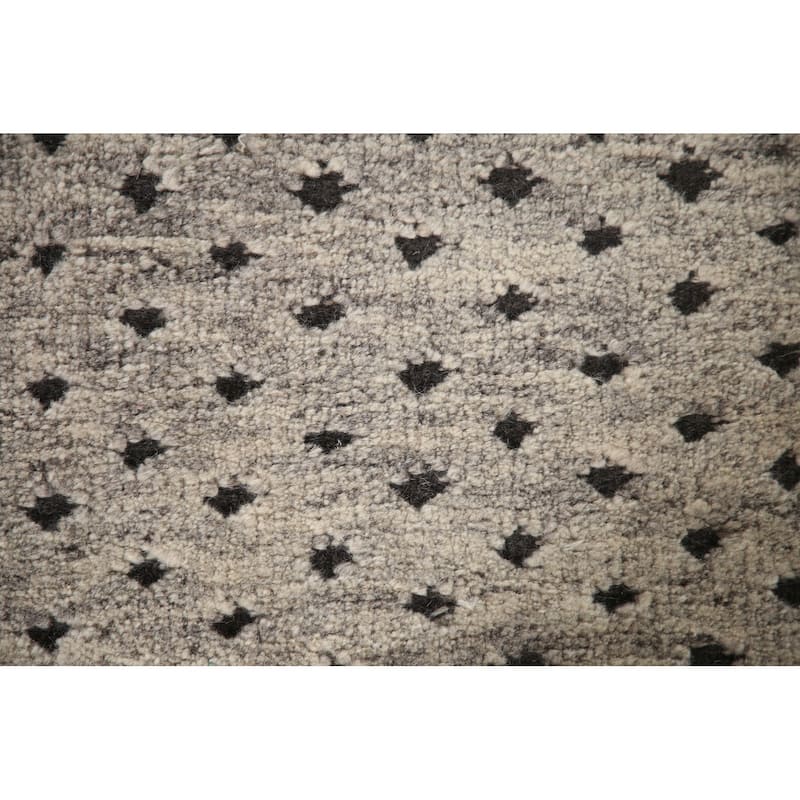 Trellis Moroccan Indian Area Rug Living Room Handmade Wool Carpet - 5'0"x 7'9"