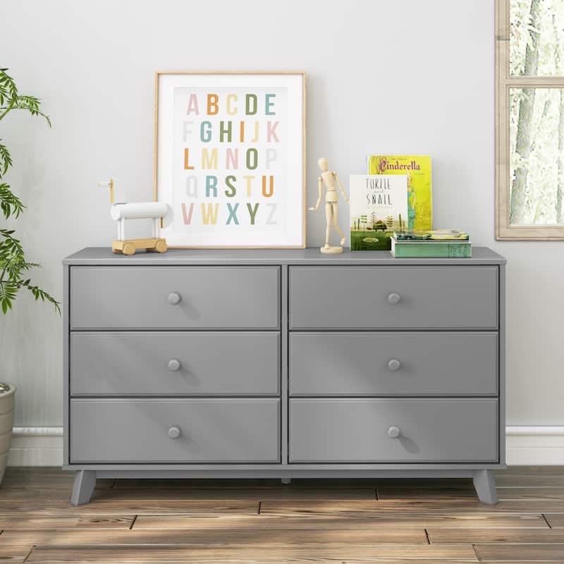 Max and Lily Solid Wood 6-Drawer Dresser