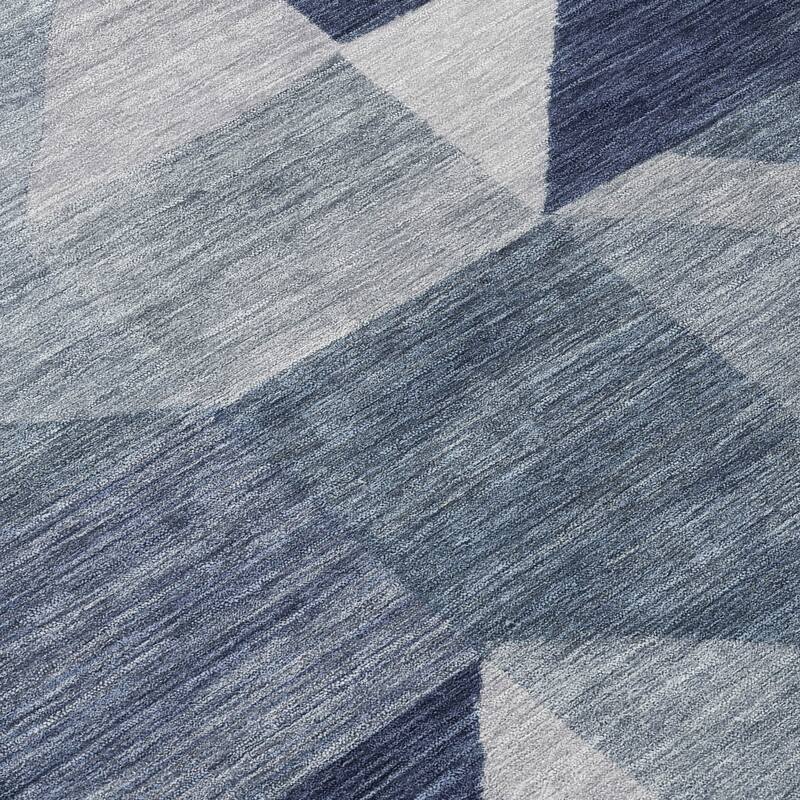 Machine Washable Indoor/ Outdoor Geo Rubi Chantille Rug