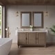 preview thumbnail 18 of 33, James Martin Vanities Portland 60" Double Vanity, Whitewashed Walnut