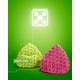 preview thumbnail 17 of 28, Sitting Point Faux Fur Large Fluffy Bean Bag Green
