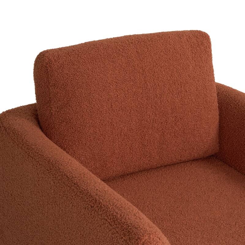 Luxurious Teddy Velvet Swivel Chair for Ultimate Comfort and Style