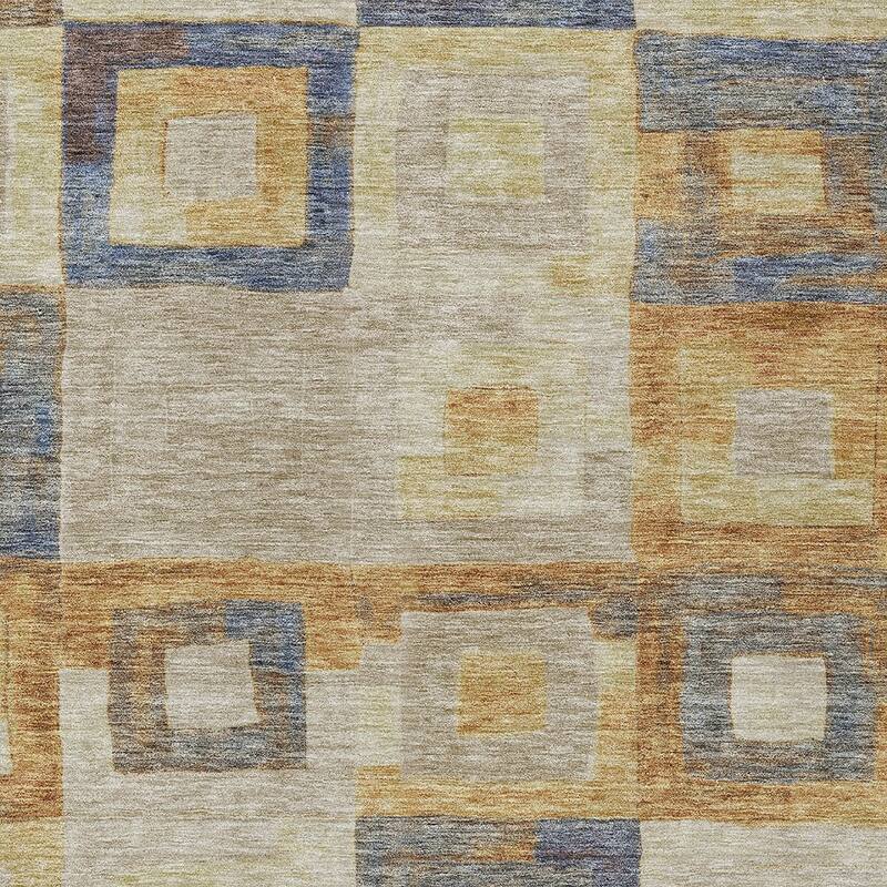 HomeRoots Geometric Transitional Rectangle Outdoor Rug