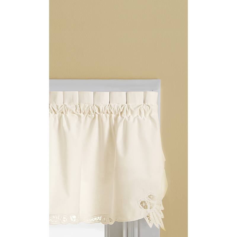 CHF Battenburg Valance, Swag, & Tier Pair Curtain Collection