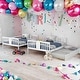 preview thumbnail 26 of 35, Full over Full Bunk Bed with Twin Size Trundle and Ladder White