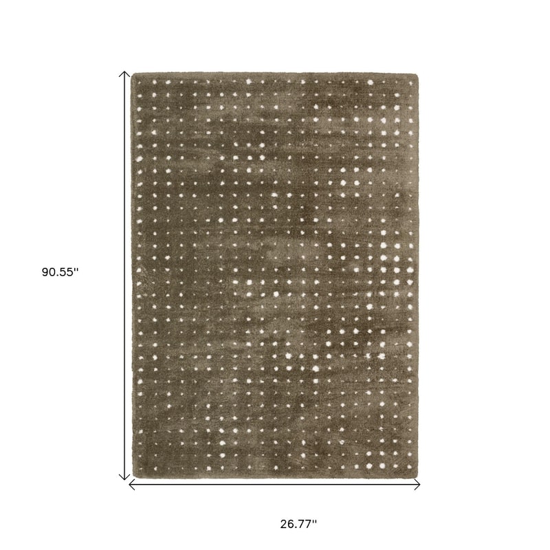 HomeRootsGeometric Industrial Runner Area Rug