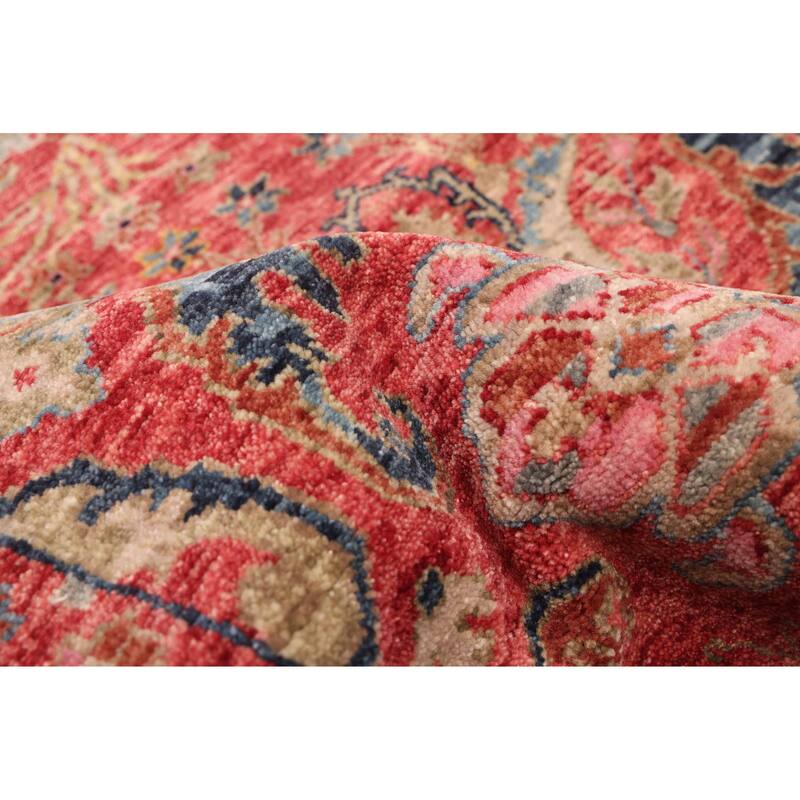 ECARPETGALLERY Hand-knotted Heritage Dark Red Wool Rug - 3'2 x 4'10