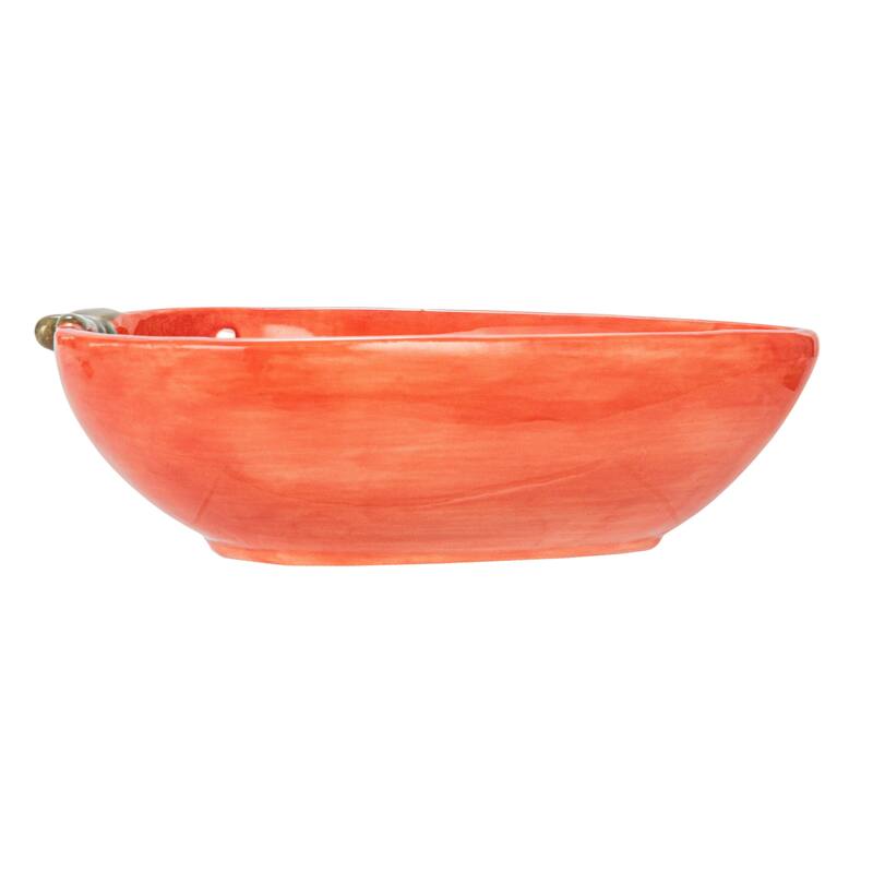 Hand-Painted Strawberry Stoneware Measuring Cups, Set of 4 - 5.9"L x 4.5"W x 1.8"H
