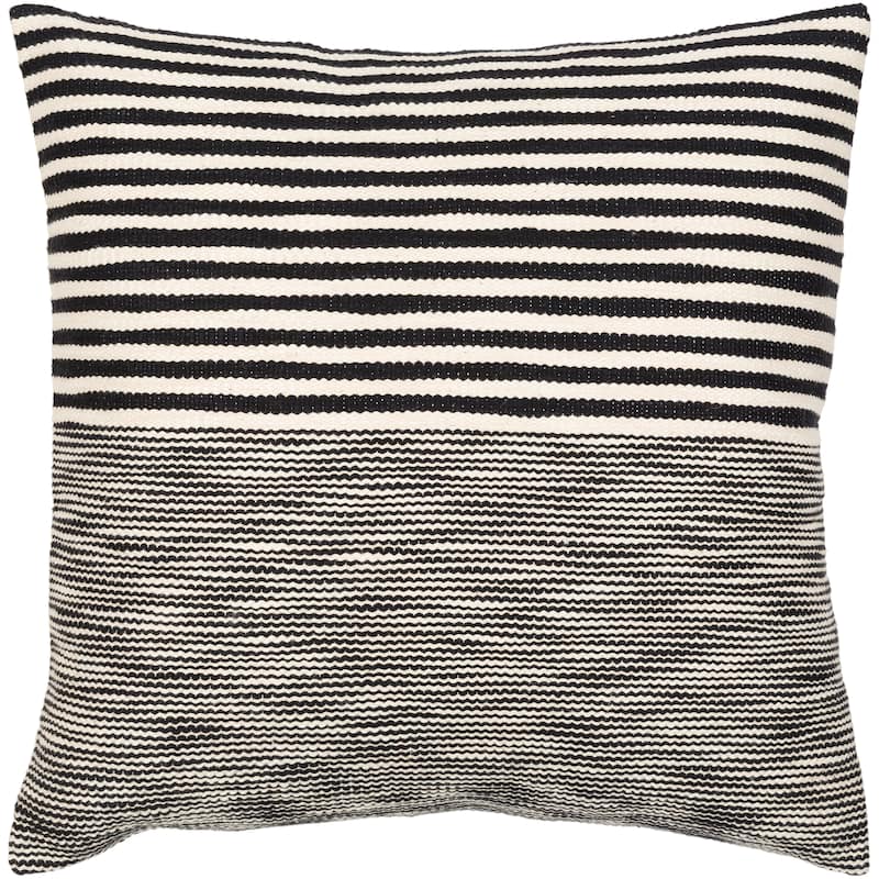 Effie Contrasting Stripes Throw Pillow