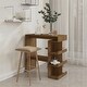 preview thumbnail 40 of 48, vidaXL Bar Table with Storage Rack 39.4"x19.7"x40" Engineered Wood - 39.4" x 19.7" x 40"