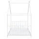 preview thumbnail 18 of 28, Twin Size Metal House Platform Bed with Legs