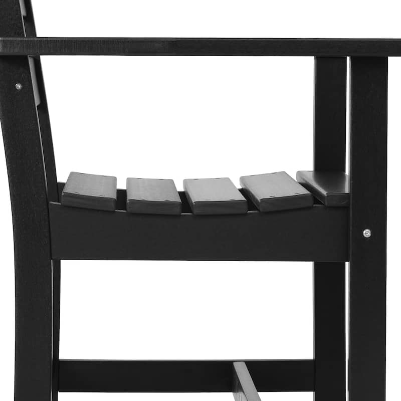 Polytrends Shoreside 6-Piece Arm Chair Dining Set With Bench