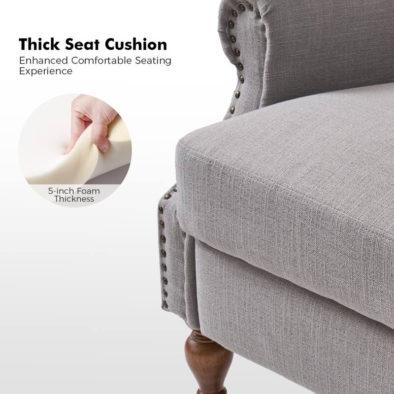 Terri Traditional Roll Arm Manual Recliner with Solid Wood Legs Set of 2 by HULALA HOME