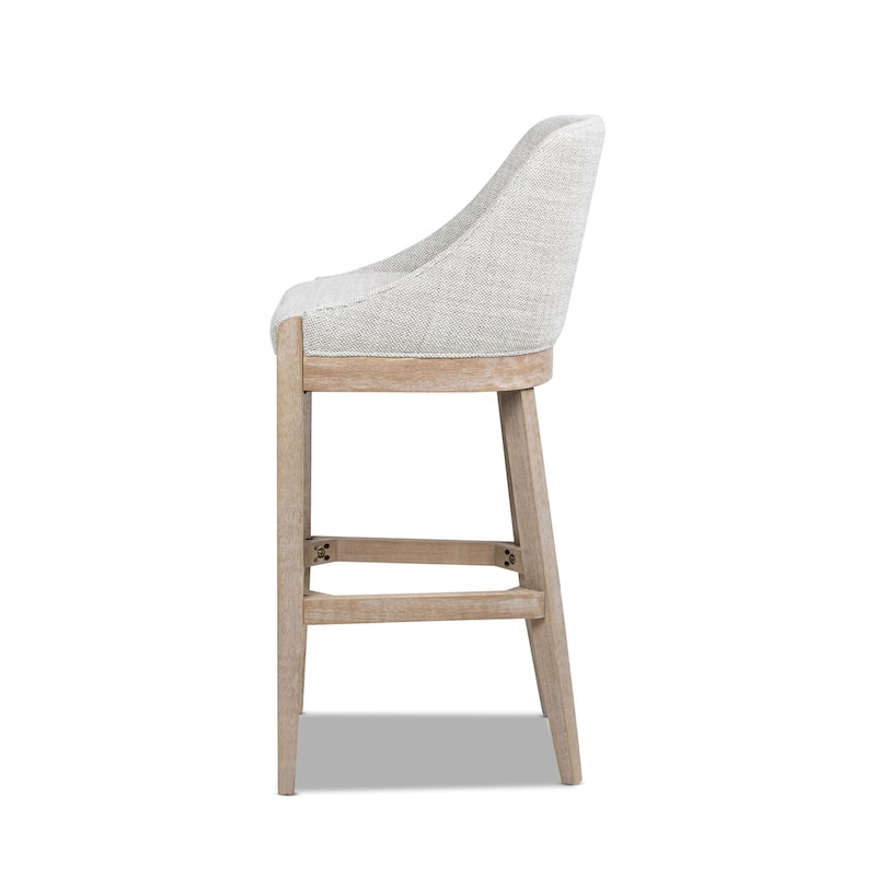 Newport 26.5" Curved Back Upholstered Counter Stool
