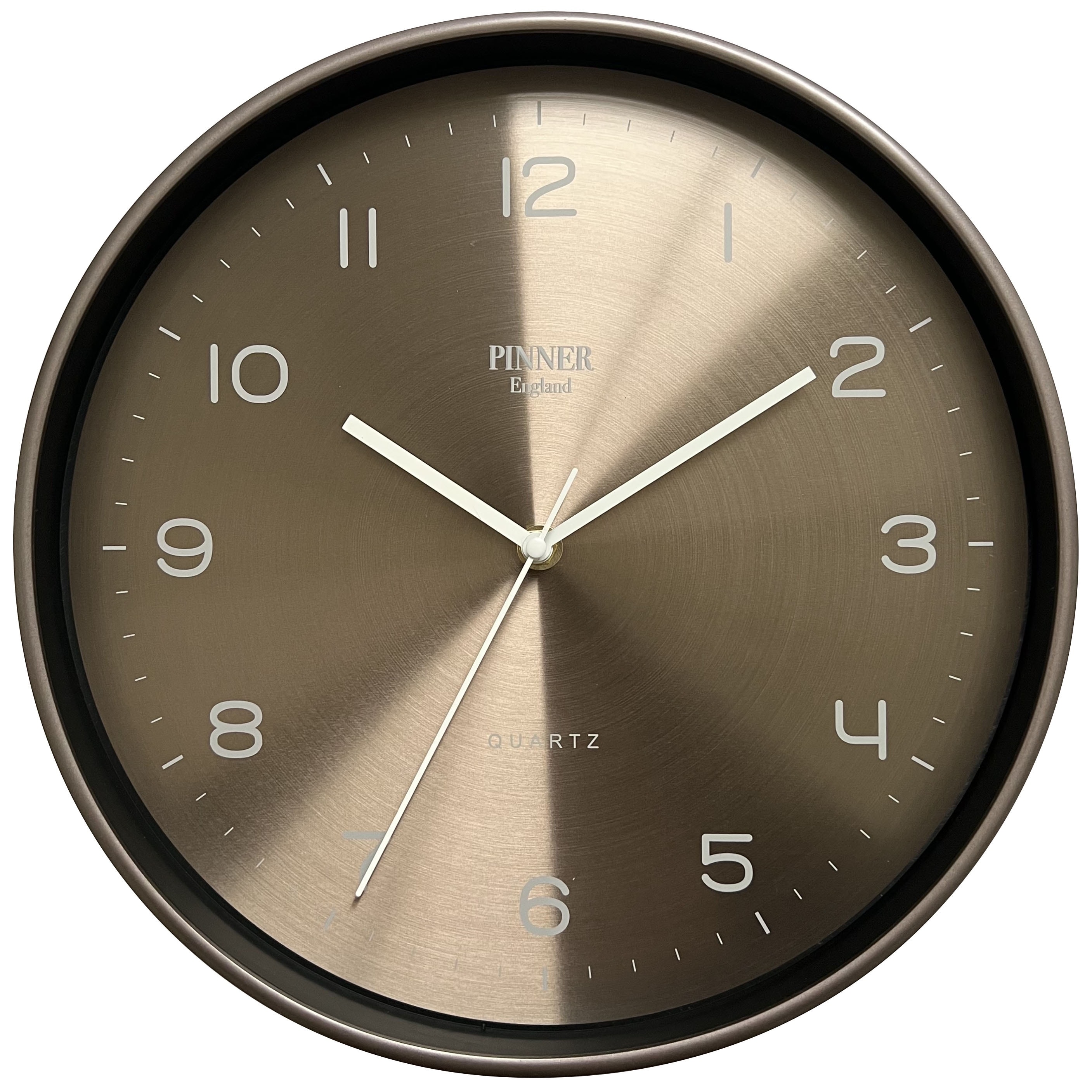 PREMIUS Metallic Sheen Wall Clock, 12 Inches