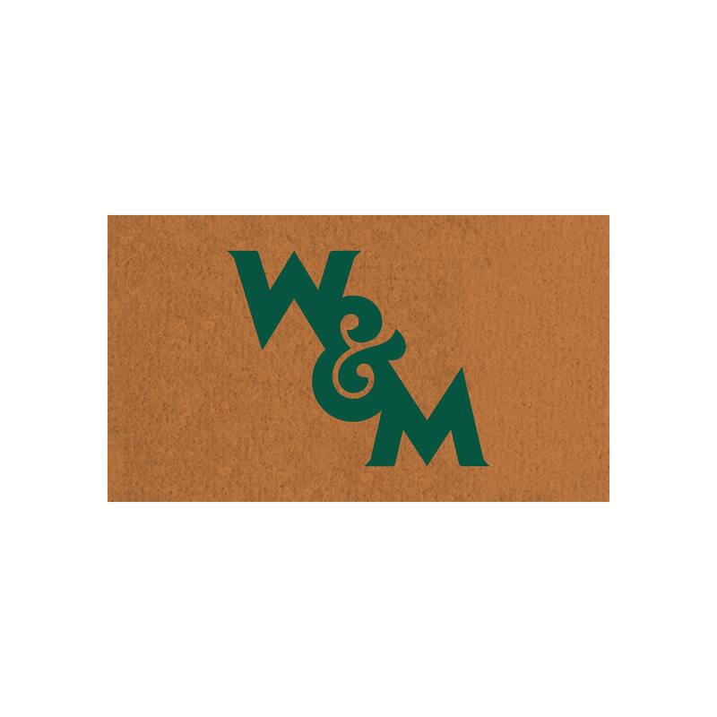 William & Mary Full Color Indoor/Outdoor Coir Mat - 28" x 16"