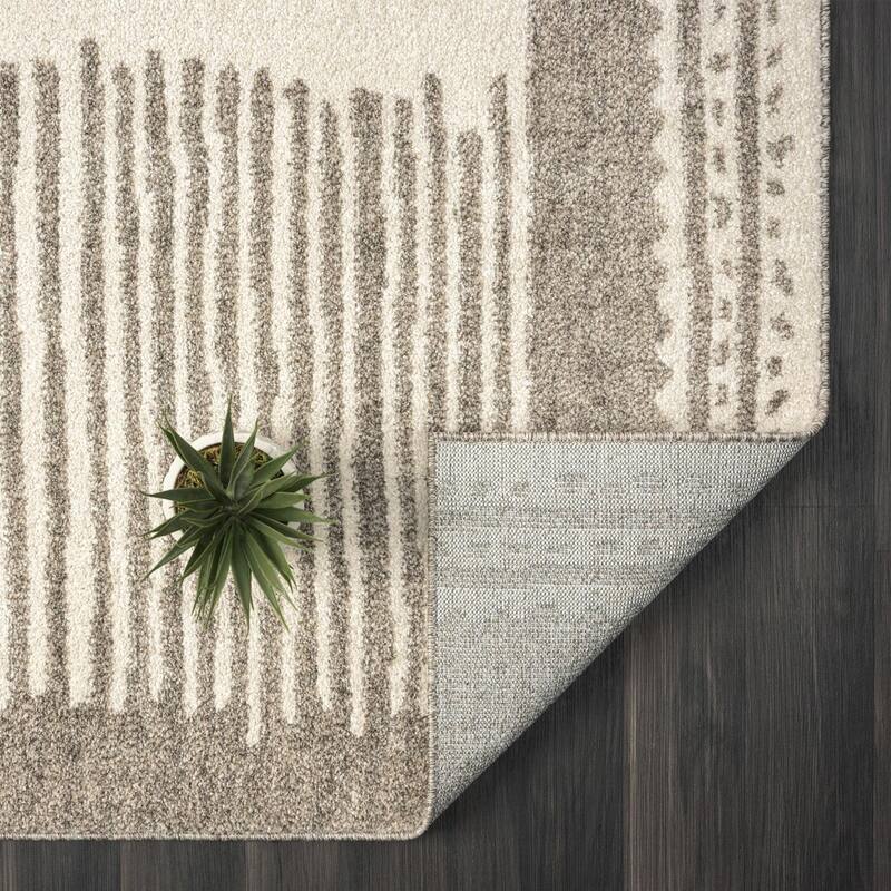 Luxe Weavers Moroccan Lines Geometric Area Rug, Stain-Resistant Carpet