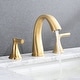 preview thumbnail 20 of 21, BATHLET Widespread Bathroom Sink Faucet with Drain Assembly Brushed Gold