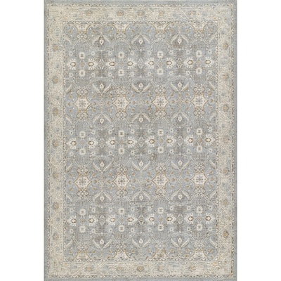 Momeni Samira Traditional Oriental Polyester Blue Area Rug