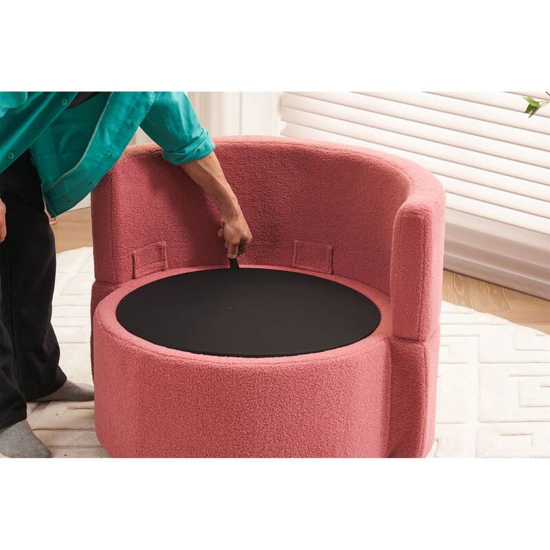 Teddy Fabric Swivel Chair