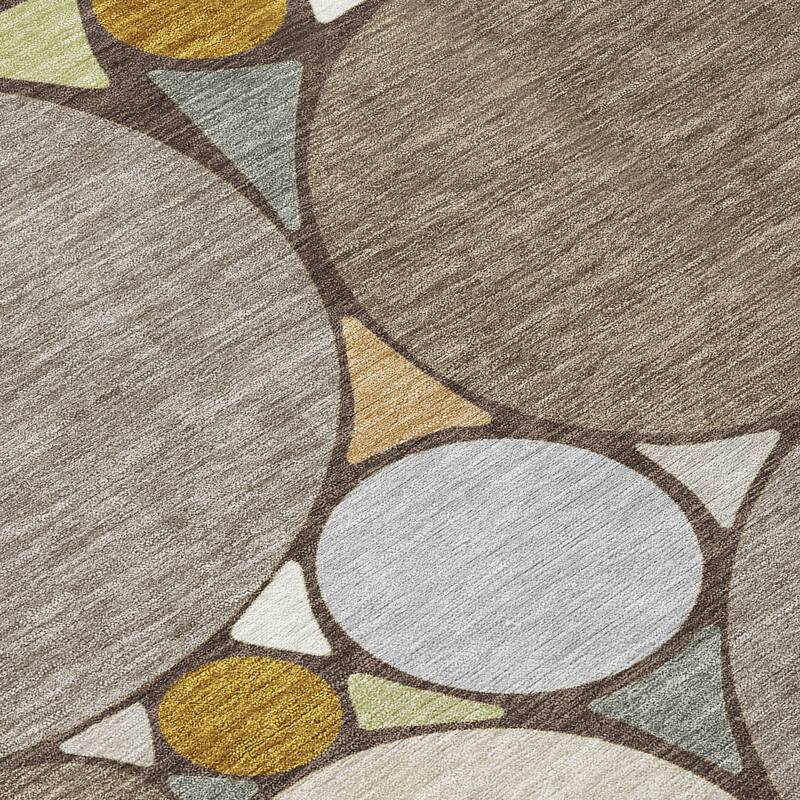 Machine Washable Indoor/ Outdoor Contemporary Rowan Chantille Rug