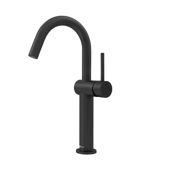 slide 2 of 13, STYLISH Single Handle Vessel Sink Bathroom Faucet 13 inch Tall Black