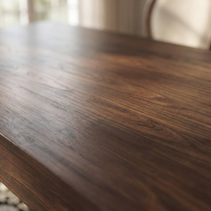 68.9" Working Desk Wood Dining Table with 6 Drawers Kitchen Table Rectangular Writing Table