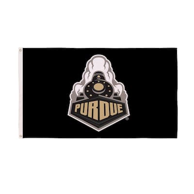 Purdue University Single Sided Flag w/ 2 Grommets, 3'x5'