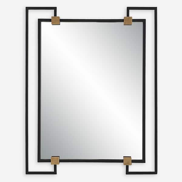 slide 2 of 6, Uttermost Ivey Rectangle Industrial Mirror - 32.5"W x 42"H x 2.5"D