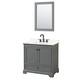 Option Dark Gray / Giotto Quartz Top / Matte Black