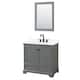 Option Dark Gray / Giotto Quartz Top / Matte Black