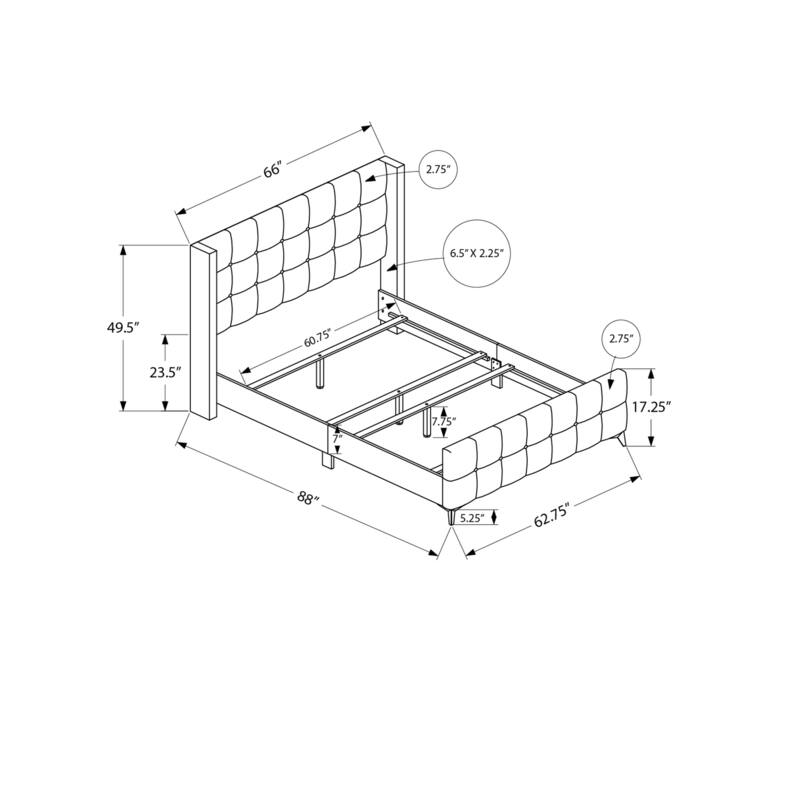 Queen Size Pink Velvet Upholstered Bed with Chrome Metal Legs