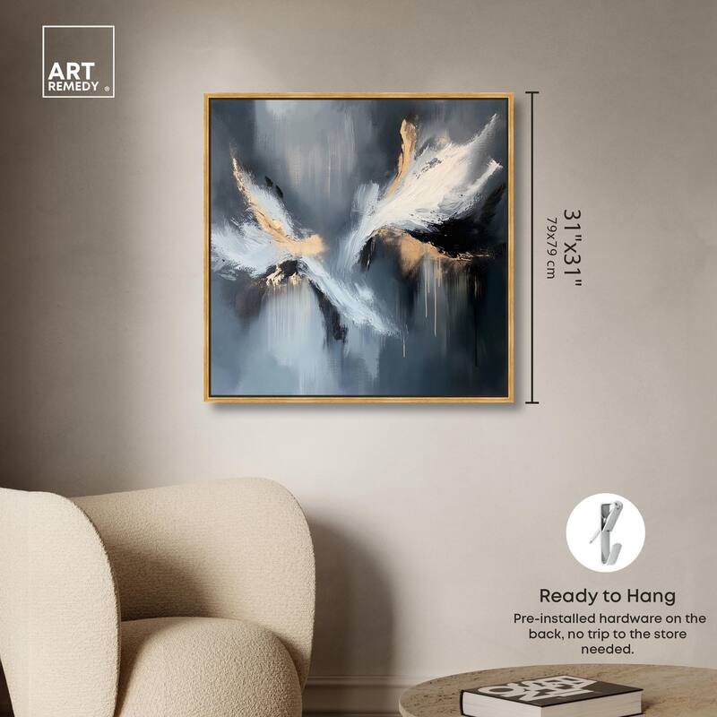 Wings of Gold Canvas by Art Remedy