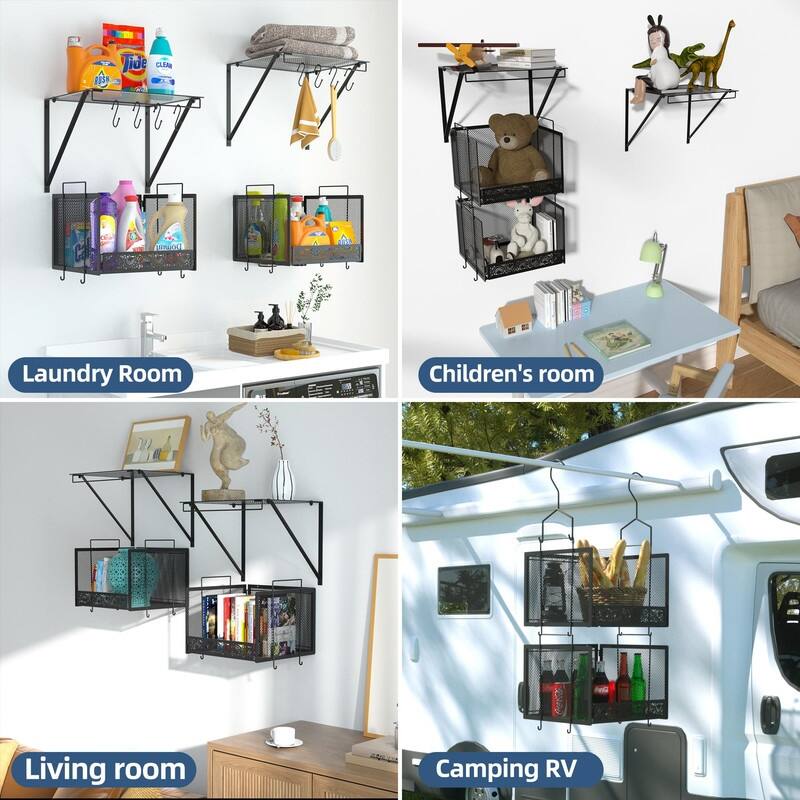 Over The Washer and Dryer Shelf - 13"D x 11"W x 14"H