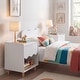 preview thumbnail 6 of 18, Costway Kids Nightstand, Toddler Scalloped Side Table with Wide Top &