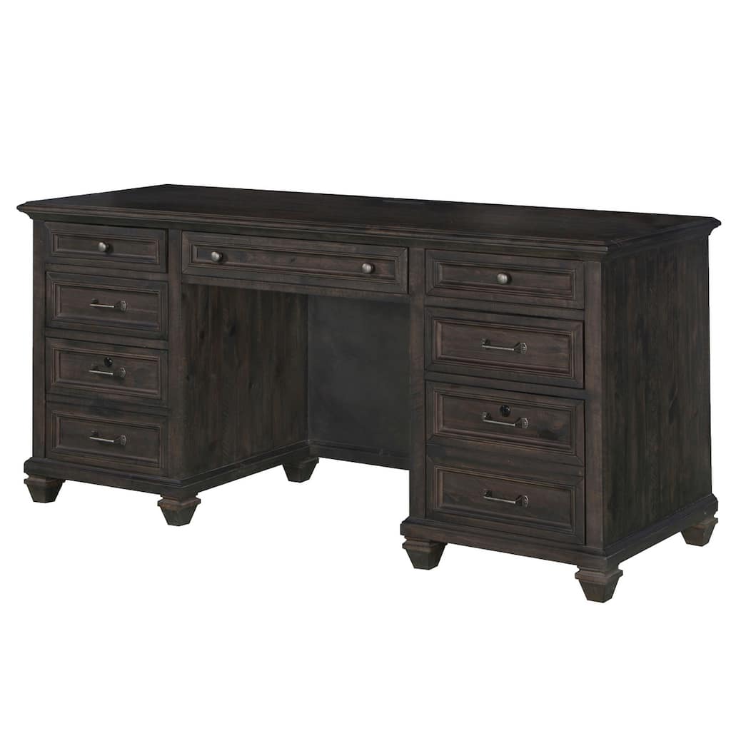 Magnussen Home Sutton Place Weathered Charcoal Credenza