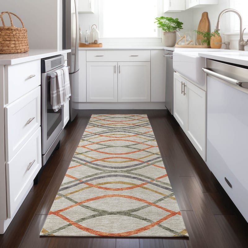 Machine Washable Indoor/ Outdoor Chantille Contempo Deco Rug