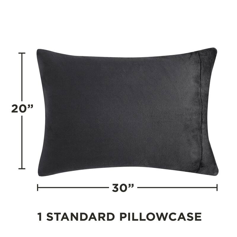 Juicy Couture Plush Sheet and Pillow Cases Set