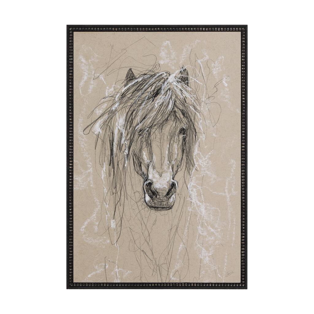 Sketch of Animal VI (Pony) Framed Art Print