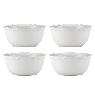 Lenox French Perle 8 in. White Fluted Vase 858819 - The Home Depot