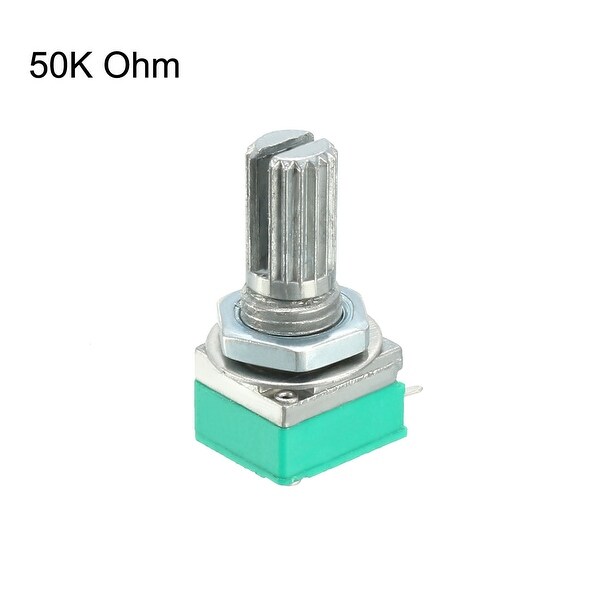 Linear Switches Buy Uxcell WH148 500K Ohm Variable Resistors Single Turn Rotary Carbon Film Taper Potentiometer