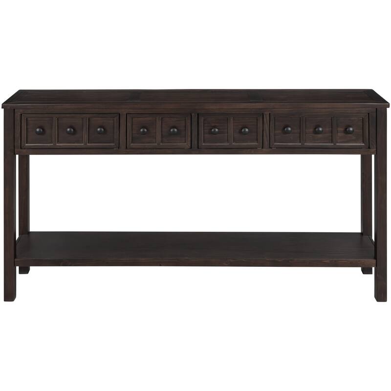 Rustic Entryway Console Table