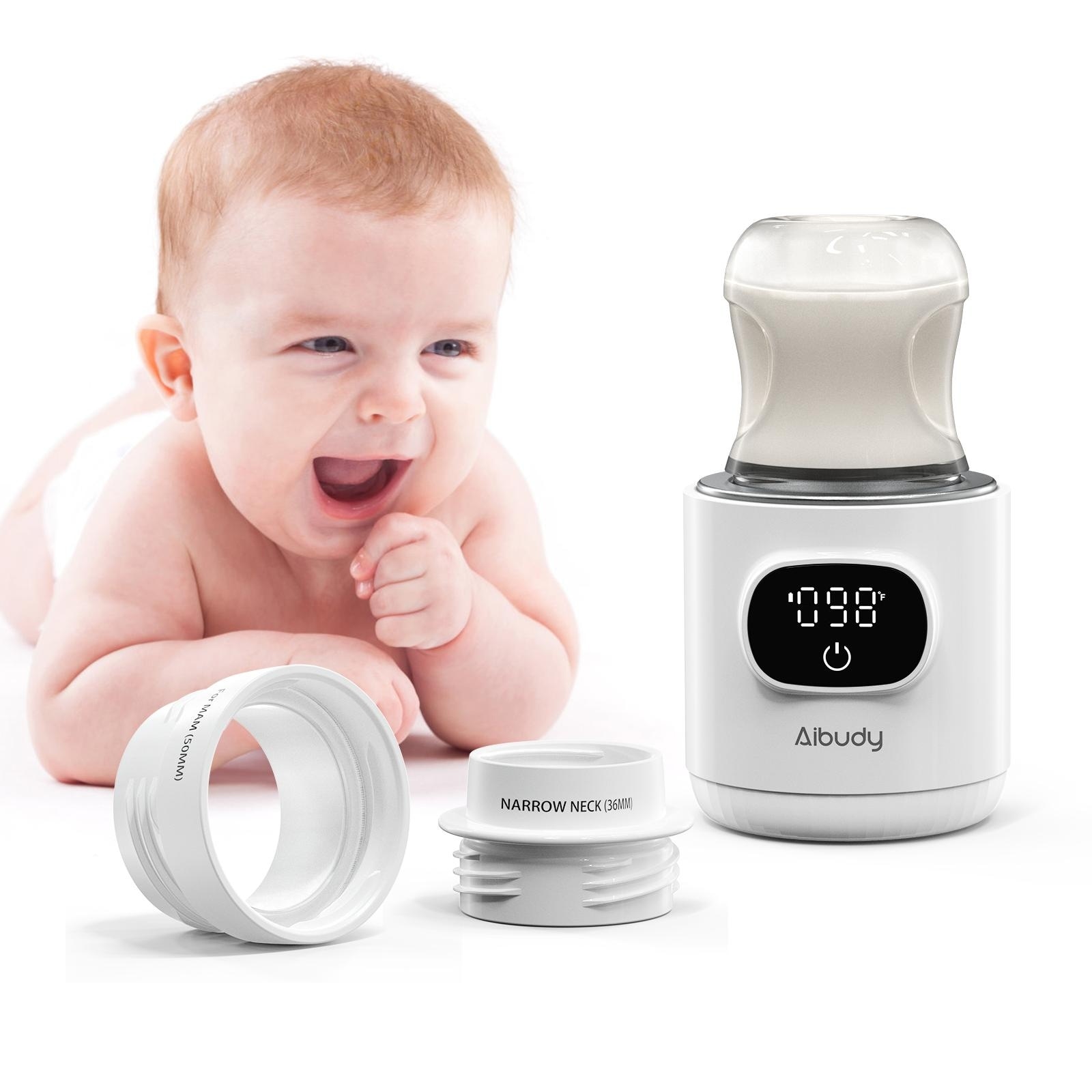 Portable Baby Bottle Warmer, USB Travel Milk Heat Keeper, LCD Display  Travel Bottle Warmer with Precise Temperature Control, Water-Free Baby  Bottle