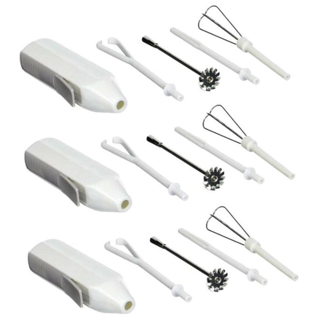 Norpro 5pc Deluxe Cordless Mini Mixer - Mixes, Whips, Stir, Blends and Frother
