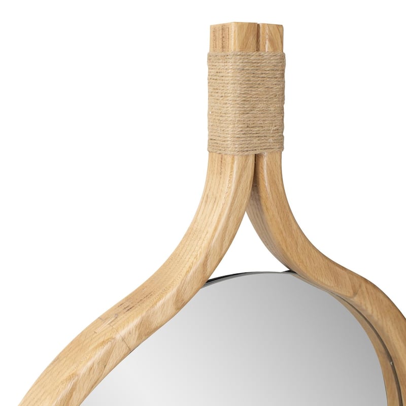 Ulah Round Mirror - 37H X 29W X 1D