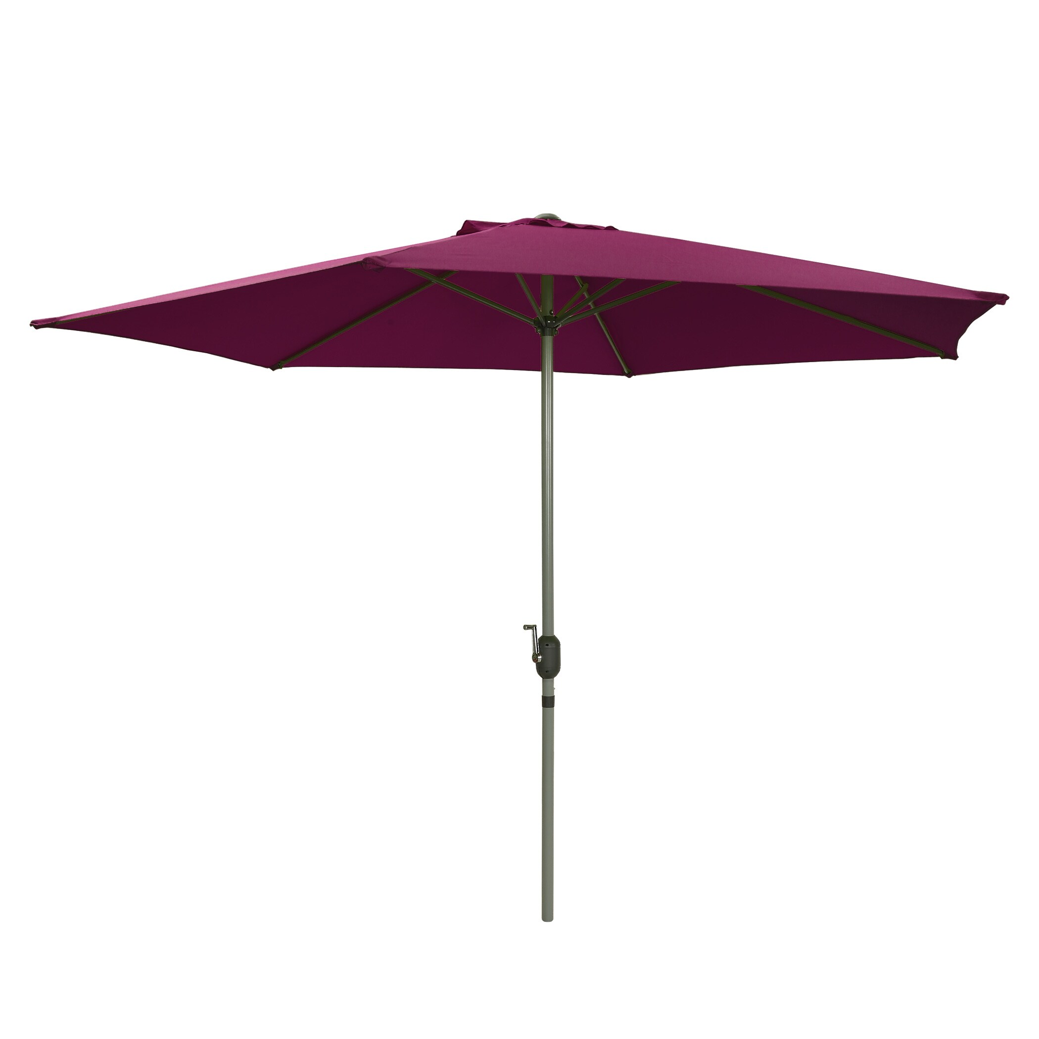 Shop 9 Ft Patio Outdoor Garden Roma Umbrella With Crank No Base Overstock 31965849