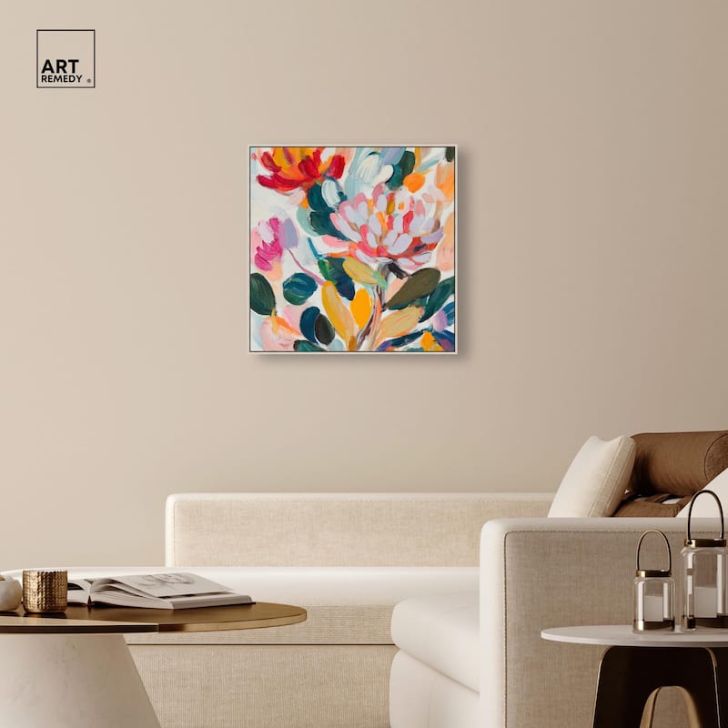 Lively Flora II Canvas by Art Remedy